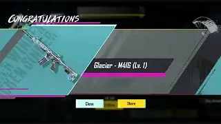Glacier M416 Crate Opening | M416 Glacier Crate Opening | Glacier M4 Crate Opening BGMI |