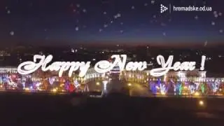 Новорiчна Одеса 2017 з висоти та у 4К! / Odessa New Year`s eve 2016-2017