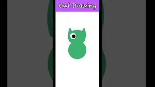 Owl drawing in python turtle Library #python #pythoncodingstatus #viralshorts