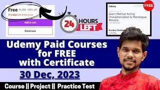 How to get Udemy Courses for FREE in 2023 | Udemy Coupon Code 2023 |  Latest Udemy Coupons