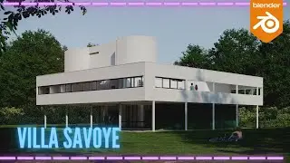 Blender Exterior Rendering - Modern House | BLENDER FOR ARCHVIZ