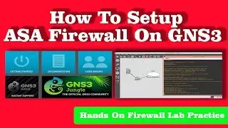 How to Setup/Configure Cisco ASA 5520 Firewall || Configure Firewall on GNS3