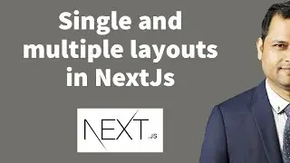 Single and multiple layouts in Nextjs app  | Header and footers in nextjs app