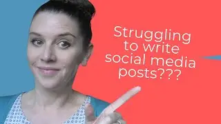 Do you struggle with writing social media posts?