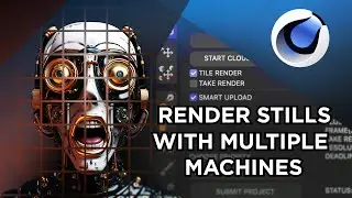 How to render big still images with Cinema 4D - Tile Rendering (VRAM)