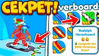 🎄*ЛЁГКИЙ СПОСОБ* ПОЛУЧИТЬ RUDOLPH HOVERBOARD В PET SIMULATOR X! CHRISTMAS PET SIMULATOR X EVENT!