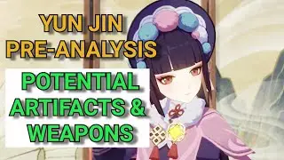 Yunjin Build, Potential Artifacts, Weapon Full Breakdown - Genshin Impact