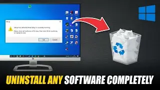 How to completely Uninstall any software from your Computer | Uninstall software completely 💯