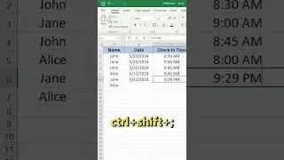 Excel current Date & Time shortcut 🔥🔥❤️ #shorts