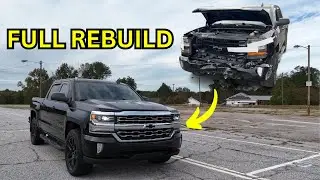 Rebuilding a Wrecked Chevy Silverado Z71 in 10 mins or less