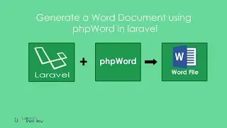 Generate a Word Document using phpWord in laravel - Learn Infinity
