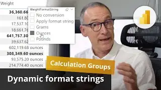 Dynamic format strings with calculation groups