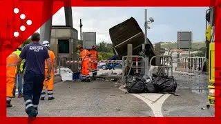 Maxi-incidente in A12 alla barriera di Rosignano, tre morti e sei feriti