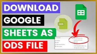 How To Download Google Sheets In An Open Document Format? [in 2024]