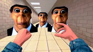 ОБУНГА ГОНЯЕТСЯ ЗА НАМИ OBUNGA NEXTBOT ЛУЧШИЕ СЕРИИ Garrys Mod