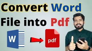 How to convert word file to pdf | Convert word to pdf | How to convert word to pdf | word to pdf |