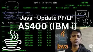 Java on AS400 | Update PF/LF from Java | AS400 (IBM i) Tutorial for Beginners