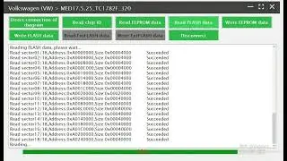 Launch X431 ECU & TCU Programmer Clone Volkswagen ECU MED175 25