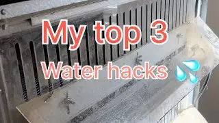 My top 3 water hacks.