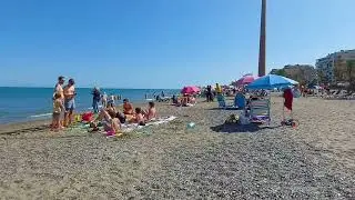 MUST SEE - BEST Beach In Barcelona | Spain | Barceloneta 4K  Walking Tour Spainу topless beach