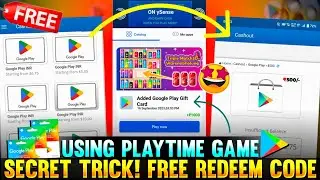 PlayTime Game | Google Play Redeem Code Earning App | Free Redeem Code | New Redeem Code Earning App