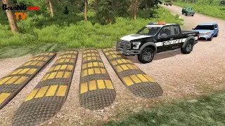Cars vs Massive Speed Bumps #13 - BeamNG.drive | BeamNG-Cars TV