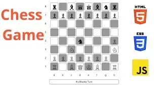 Chess Game using Html CSS and JavaScript