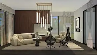 Modern and Minimalist Home • The Sims 4 • No CC | Speed Build