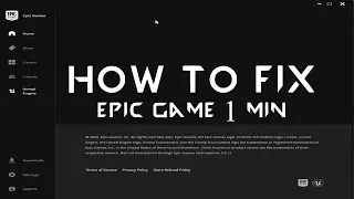 How to Fix Epic Games Launcher Not Opening Right SOLUTION