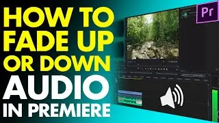 HOW TO FADE UP OR DOWN AUDIO [IN PREMIERE PRO] // Change Volume Levels [In Premiere Pro]