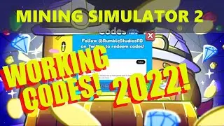 Roblox Mining Simulator 2 Codes  | 2022 ALL WORKING CODES FOR MINING SIMULATOR 2