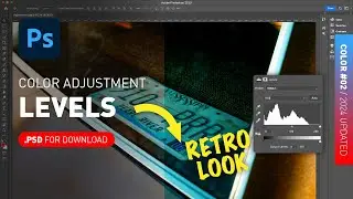 Levels Adjustment Layer + PSD File Demonstrated [Photoshop Color for Beginners]
