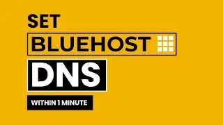 How To Set Dns Bluehost Tutorial | change Bluehost nameservers | Bluehost DNS tutorial 2024