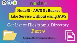 Node.js File System: Retrieve a List of Files from a Directory - AWS S3 Bucket Like Serice
