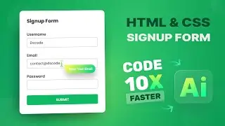 Code 10x Faster Using ChatGPT | Learn How to Create a Functioning Sign-Up Form With Ai