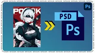 [ INTERMEZZO ] HOW TO CONVERT AI IMAGE TO PSD FILE - ( PHOTOSHOP TUTORIAL )