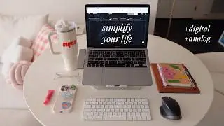 productivity: how I organize my life (digital tools & analog planner) 📬 simple systems for success