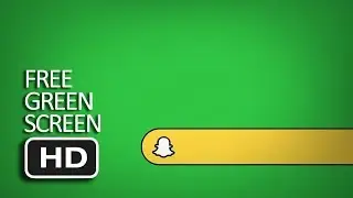 Free Green Screen - Snapchat Bar Alert Animated