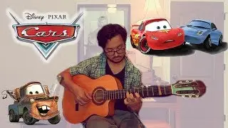 Disney/Pixar Cars - McQueen and Sally - Classical Guitar Cover Fingerstyle