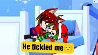 Mike tickled me😐 ~Gacha Club Tickle~