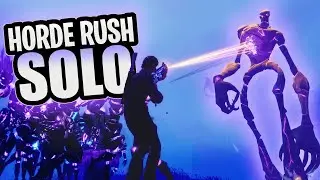 Fortnite Horde Rush Solo Boss Fight Win