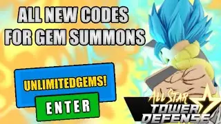 ALL NEW 16 *FREE GEMS* UPDATE CODES IN ALL STAR TOWER DEFENSE CODES! (All Star Tower Defense Codes)