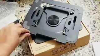 Unboxing the Portronics My Buddy K9 Laptop Stand with 360-Degree Rotating Base!