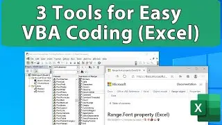 3 Tools for Easy VBA Programming - Excel VBA Course - VBA Quickie 3