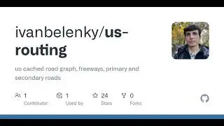 GitHub - ivanbelenky/us-routing: us cached road graph, freeways, primary and secondary roads