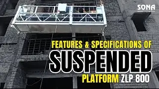 Suspended Rope Platform ZLP800 - Feature & Specifications | Hanging Platform