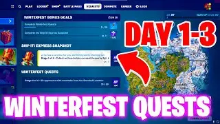 How to Complete Winterfest Quests - Ship it ! express Snapshot Challenges 2023