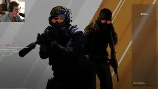 Олёша играет в Counter-Strike 2