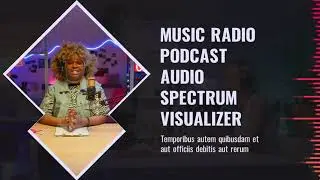 Podcast - Audio Spectrum Visualizer After Effects Template