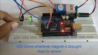 Hall Effect Sensor interfacing with Arduino